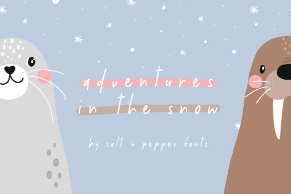 Adventures in the Snow: A Chalkboard-Inspired Font for Branding