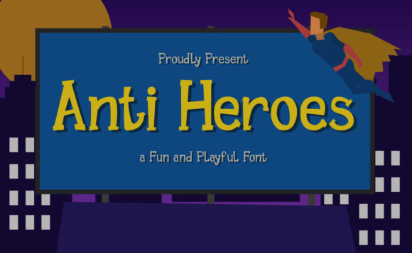 Anti Heroes Font for Eye-Catching Digital Campaigns