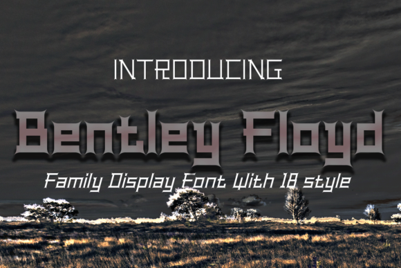 Bentley Floyd: A Bold Display Font for Creative Branding
