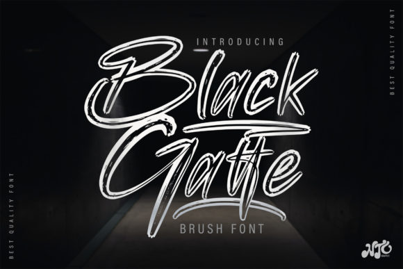 Black Gatte: A Display Font for Editorial Elegance