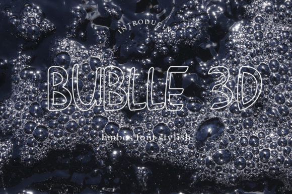 Bublle 3D Font Review for Real Projects