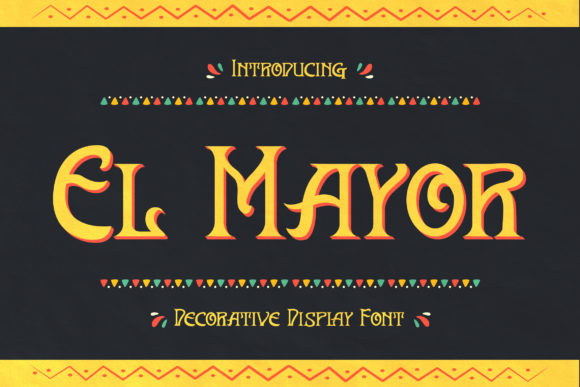 El Mayor: A Vintage-Inspired Display Font for Web Design