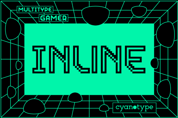 Gamer Inline: A Trendy Display Font for Branding