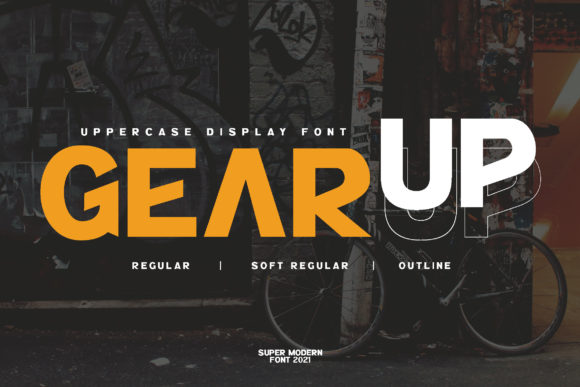 Gear Up Sporty: A Bold Font for Business Branding