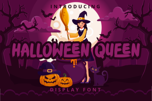 Halloween Queen Font for Business Branding