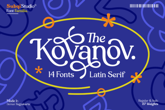 Kovanov Font for Bold Campaign Designs