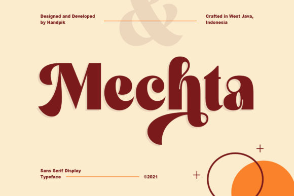 Mechta: A Bold Display Font for Web Design