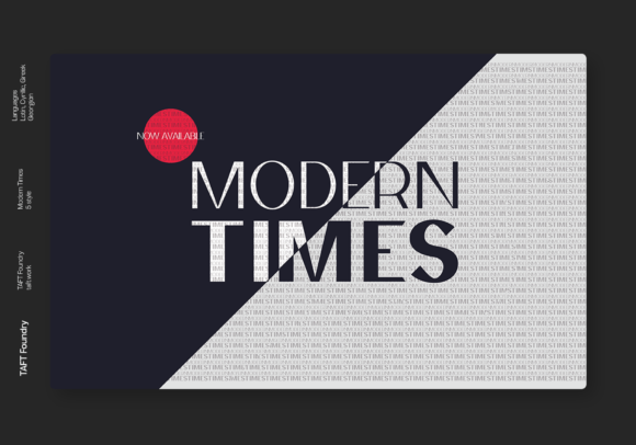 Modern Times: A Font That Elevates Editorial Design