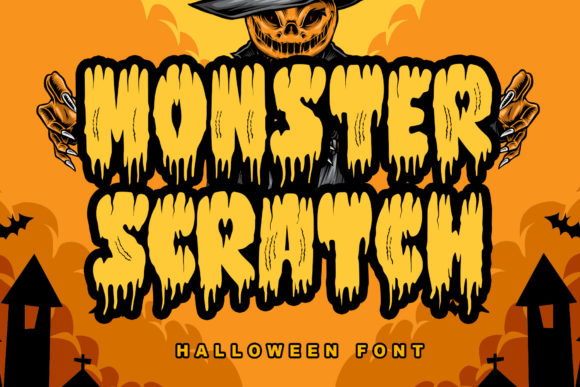 Monster Scratch Font for Web Design