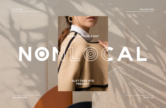 Nonlocal: A Modern Display Font for Digital Branding