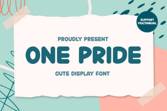One Pride Font for Eye-Catching Digital Campaigns
