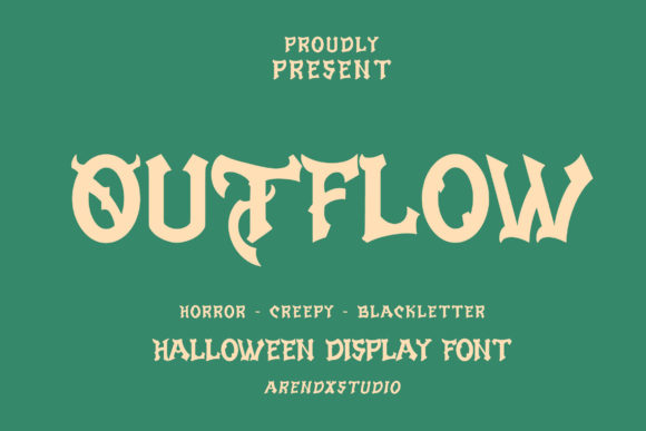 Outflow: A Display Font for Bold Visual Statements