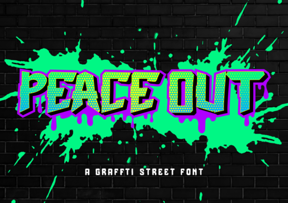 Peace Out Font for Bold Brand Campaigns