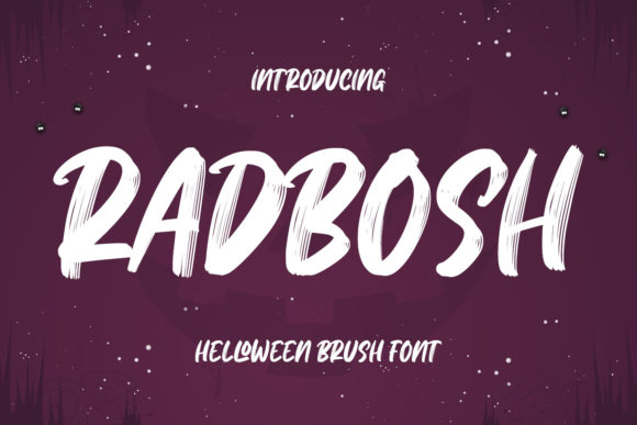 Radbosh Font for Bold Web Design