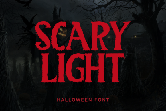 Scary Light Font for Halloween-Themed Branding