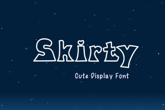 Skirty Font for Handmade Creations and More