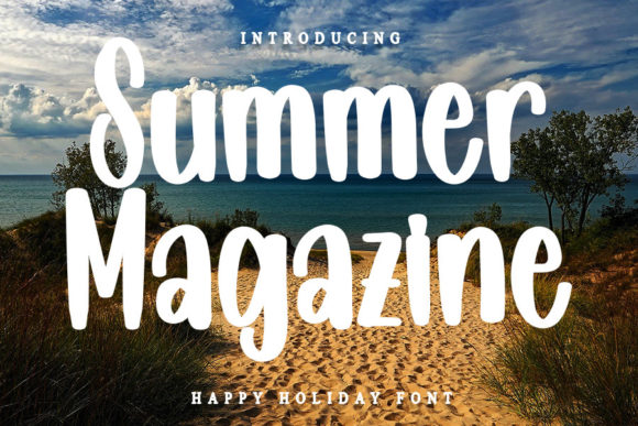 Summer Magazine Font for Eye-Catching Brand Content