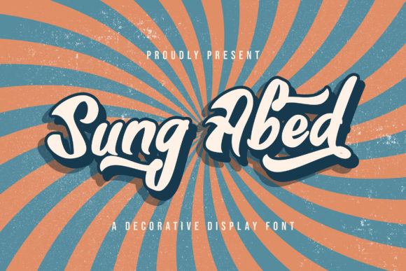 Sung Abed: A Bold Display Font for Branding Projects