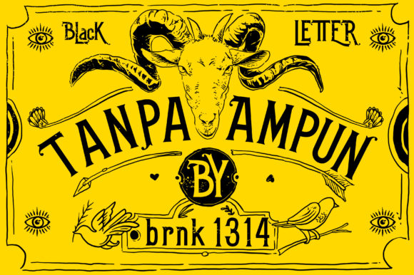 Tanpa Ampun: A Bold Display Font for Digital Projects
