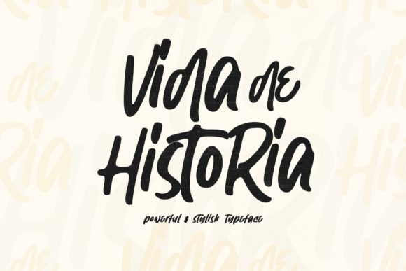 Vida De Historia Font Review