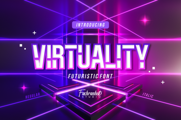 Virtuality Font for Modern Business Branding