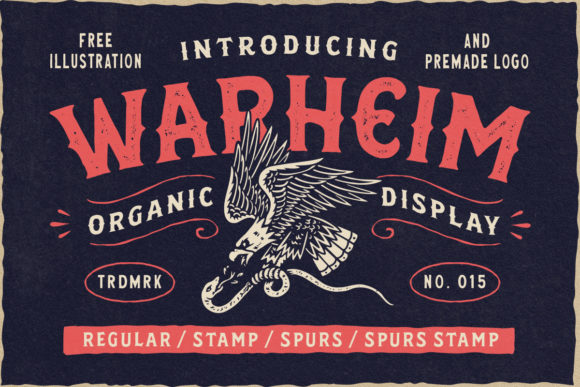 Warheim: A Bold Display Font for Branding Projects
